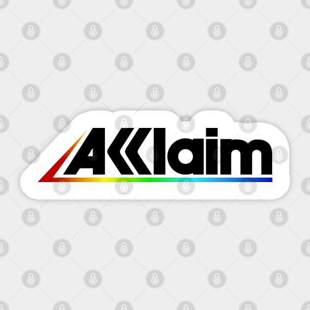 Acclaim Video Game Logo Sticker by That Junkman's Shirts and more!